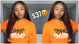 $37 | No Stiff Crimps Over Here!! New Outre Melted Hairline Lilyana Synthetic Lace Front Wig Review