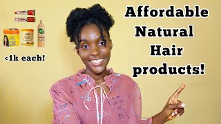 Vlogmas Day6 -Best Affordable Natural Hair Products To Grow Your Natural Hair!