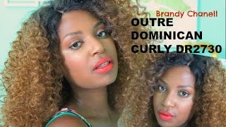 Outre Dominican Curly Lace  Front Wig Dr2730- Brandy Chanell