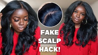 New Fake Scalp Hack?!  Hide Lace Grids! | Outre Julianne 24 Ft. @Bodiedbykeira