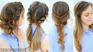 4 Easy Summer Hairstyle Ideas | Summer Hairstyles | Braidsandstyles12