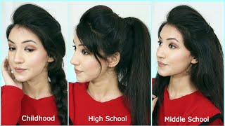 My Favorite Childhood Hairstyle, Middle School Hairstyle And High School Hairstyle | Long Hairstyles