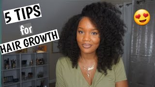 Top 5 Tips For Hair Growth