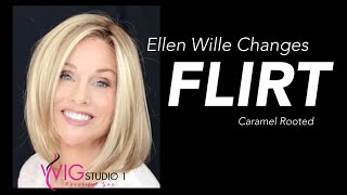 Tazs Wig Closet Wig Review | Ellen Wille Flirt | Caramel Rooted | Compare To Shuffle