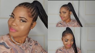Ponytail Hairstyle On My Natural Hair 2022.