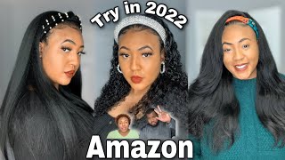 Top 5 Must Have Amazon Cheap Headband Wigs For 2022 | Ready To Wear Styles + On The Go Wigs