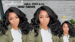  Sensationnel Head Turner Curls, Kinks & Co. Review | Synthetic Lace Front Wigs | Sharronreneé
