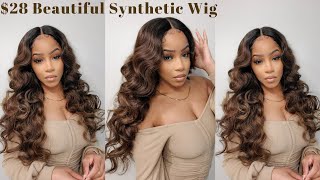 $28 Beauty  | Sensationnel Dashly Lace Front Wig Review | Sharronreneé