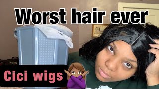 Cici Wigs Hair Review |360 Lace Frontal | A Scam Scam Scam Worst Hair Vendor Ever!!!