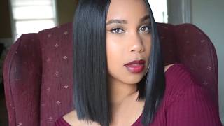 Blunt Cut Bob For Less Than $30 !! Ft. Outre