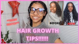 Hair Growth Tips | Chat W/ Me While I Style My Hair :) **Waist Length In Two Years** #Naturalhair