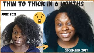 5 Ways To Thicken Your Natural Hair 2022 #Naturalhair #Hairjourney  #Howto