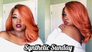 New Outre Neesha 201 Soft & Natural Wig | Dr Sienna Copper | $30|Synthetic Sunday