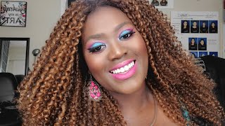 Outre Big Beautiful S4/27/30 Spring Sprial Brown Skin Wig Review
