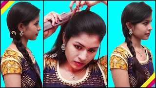 Daily Simple Long/Medium/Short Hair Girl Hairstyle For School/College ♥ Quick & Easy Self Hairstyles