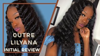Outre Lilyana Review | Prettiest Crimps Ever!! #Outrewig #Lilyana #Meltedhairline