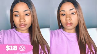 This Wig Is $18!! | Cheap Long Straight Lace Part Wig | Outre Jorja Dr30 Review