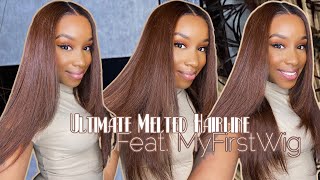 Look At This Hairline!  Feat. Myfirstwig| Melted Hairline| Beginner Friendly Human Hair Wig