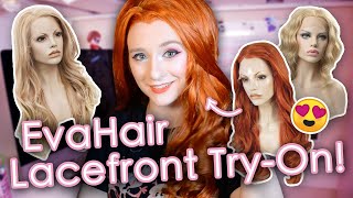 Trying On Fancy Lacefront Wigs! Evahair Try-On/Review | Anyapanda