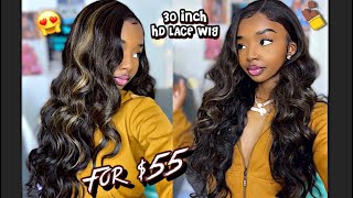 30 Inch Hd Lace Front Wig For $55 ! | Sensational Butta Lace | Anna Doll