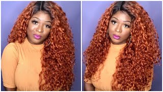 Outre Nikita Synthetic I-Part Swiss Lace Front Wig| Big Hair Dont Care! Only $30?!