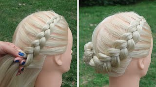 Amazing Hair Transformation - Beautiful Hairstyle For School #12