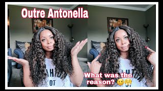What Happened Outre| Outre Synthetic Melted Hairline Hd Lace Front Wig Antonella|Dr Chocolate Swirl