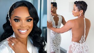 Gorgeous Wedding 2022 Hairstyle & Makeup Ideas For Black Women
