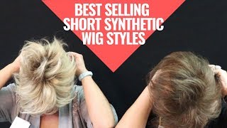 Surprise Best Selling Short Synthetic Wig Styles Including Jon Renau, Noriko, Raquel Welch And Tony