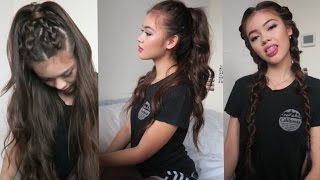 3 Hairstyles For School | Viviannnv