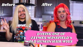 Dyeing One Of Jaymes Mansfield'S Old Human Hair Wigs