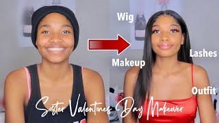 Giving My Sister A Makeover For Valentine’S Day ❤️ Ft. Rpg Hair | Eva Williams