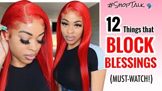 Don’T Block Your Own Blessings In 2022! | Bright Red Wig Install❤️