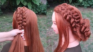 Amazing Hair Transformation - Beautiful Hairstyle For School #8
