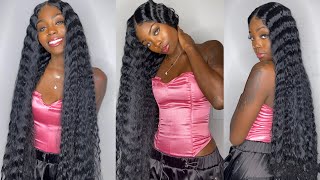 Best 40Inch Synthetic Wig!! “Crimp40”|Divatress.Com