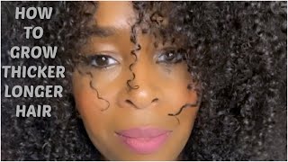 My 6 Hair Growth Tips For Healthy Thicker Curly Hair | Mel'S World