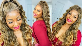 Outre Perfect Hairline Synthetic Lace Front Wig Crush || Beautiebymark