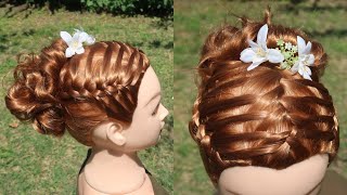 Amazing Hair Transformation - Beautiful Hairstyle For School #9