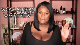 Honest #Review Ft.Wowafrican  Glueless Lace Wig #Protectivestyle #Kinkyblowout #Naturalhair #Wigs