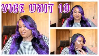 This Is Right Up My Street Yesss  | Sensationnel Vice Unit 10 #Sensationnel #Purplehair #Wigs