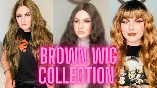 Brown Wig Collection