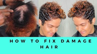 How To Fix Damage Hair