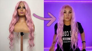 Gorgeous Pastel Pink Wig Review - Marinas Wigs