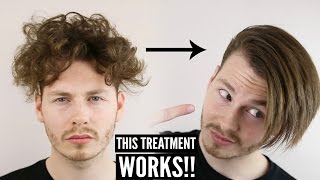 Keratin Hair Treatment - Mens Curly Hair Transformation + How To Style 2021