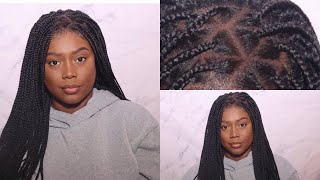 Outre Hd Pre-Braided Lace Frontal Wig 13X4 Knotless Triangle Part Braids