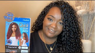 Quick & Easy Curly Synthetic Wig | Ft. Outre Wigs