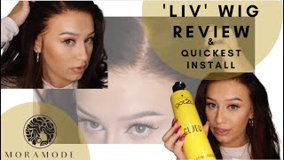 Moramode - Liv Review // Human Hair, Lace Frontal, Alopecia Wigs, So Realistic, Quickest Install..