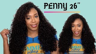 Outre Synthetic Half Wig Quick Weave - Penny 26 --/Wigtypes.Com
