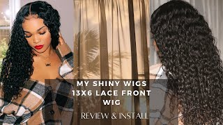 My Shiny Wigs 13X6 Lace Front Review & Install | Caitlyn Ashley M