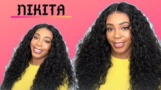 Outre Synthetic I-Part Swiss Lace Front Wig - Nikita --/Wigtypes.Com
